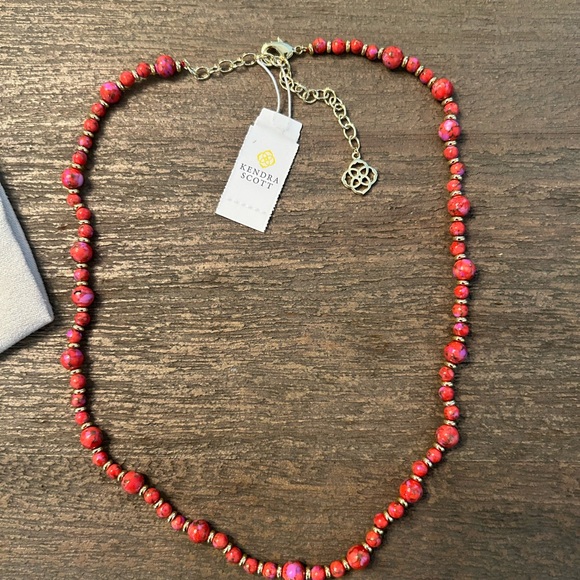 Kendra Scott necklace Jovie 14k plated & magnesite beaded necklace - Picture 4 of 6